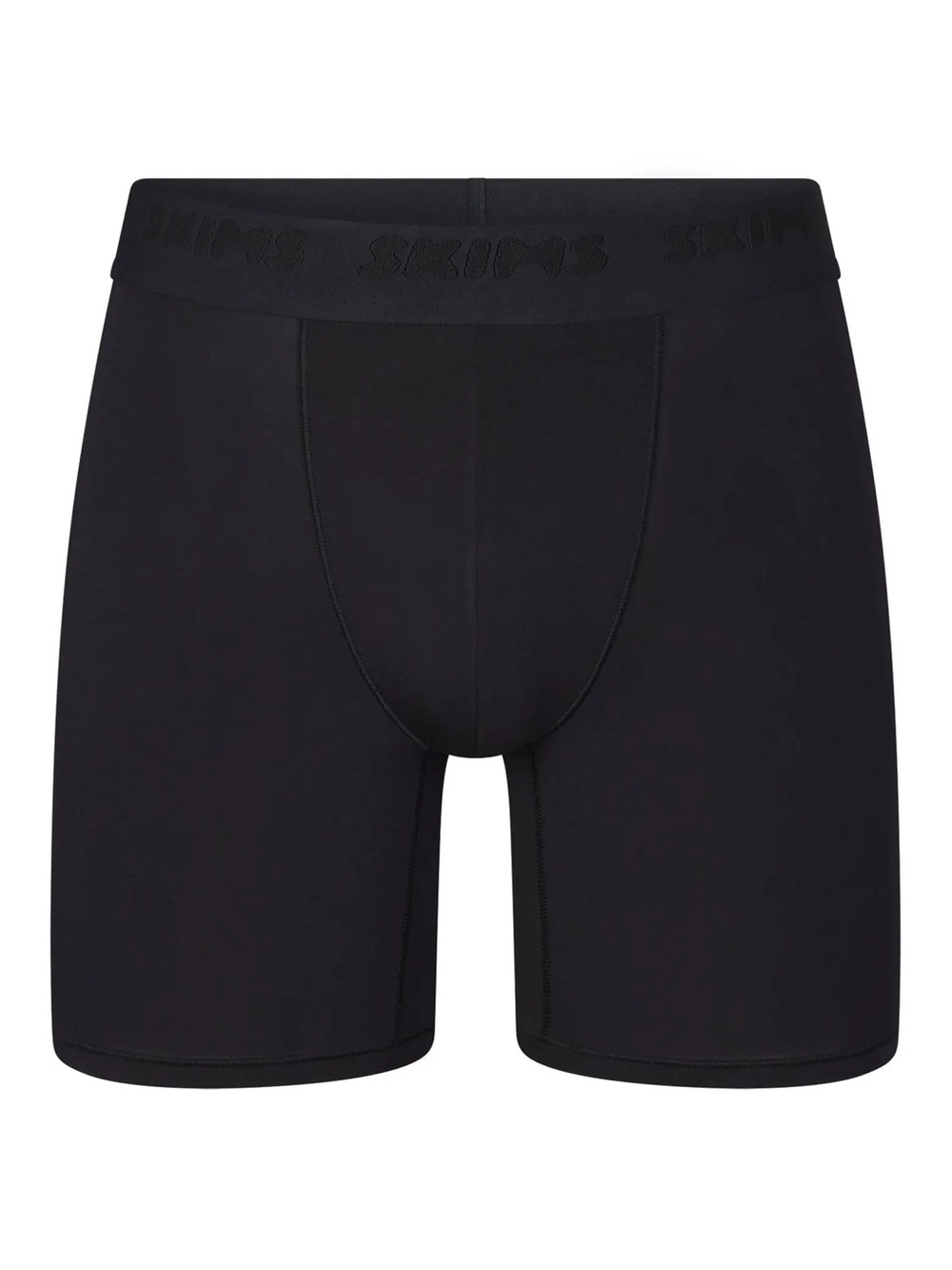 SKIMS Men's Stretch Modal 5-Inch Boxer Briefs Black Size Small
